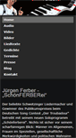 Mobile Screenshot of juergenferber.de